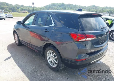 2022 Chevrolet Equinox Fwd Lt из США, поврежденный, VIN 2GNAXKEV9N6106579